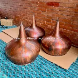 Lampu Gantung Tembaga Antik